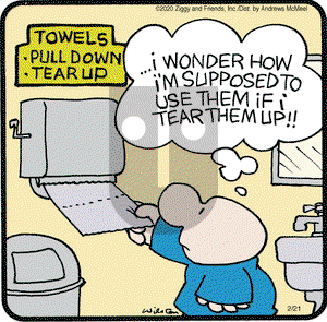 Ziggy on Friday February 21, 2020 Comic Strip