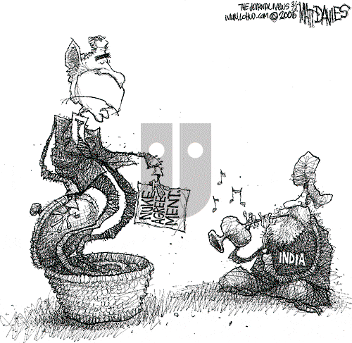 Matt Davies - Monday March 6, 2006 Comic Strip