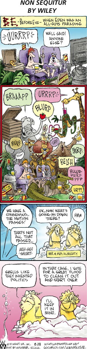 Non Sequitur on Sunday August 28, 2016 Comic Strip