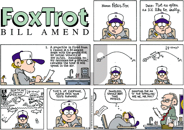 FoxTrot - Sunday October 18, 1998 Comic Strip