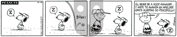 Peanuts on Wednesday April 12, 1967 Comic Strip