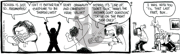 The Buckets on Monday September 18, 2006 Comic Strip