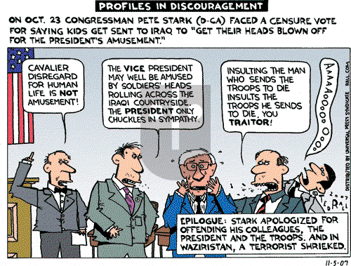 Ted Rall on Monday November 5, 2007 Comic Strip