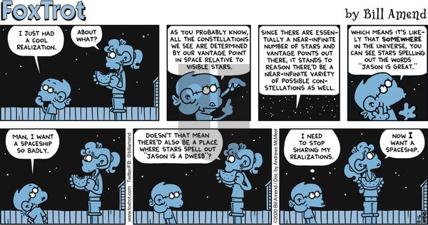 FoxTrot on Sunday August 16, 2020 Comic Strip