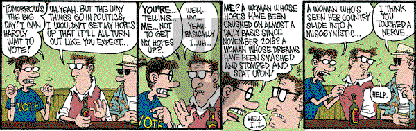 Monty on Monday November 5, 2018 Comic Strip