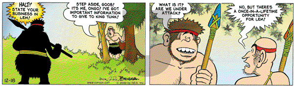 Alley Oop on Friday December 18, 2009 Comic Strip