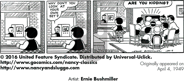 Nancy Classics on Thursday May 1, 2025 Comic Strip
