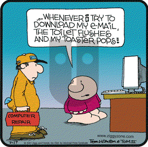 Ziggy on Tuesday July 24, 2001 Comic Strip