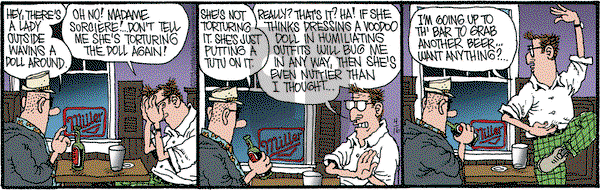 Monty on Thursday April 16, 2015 Comic Strip