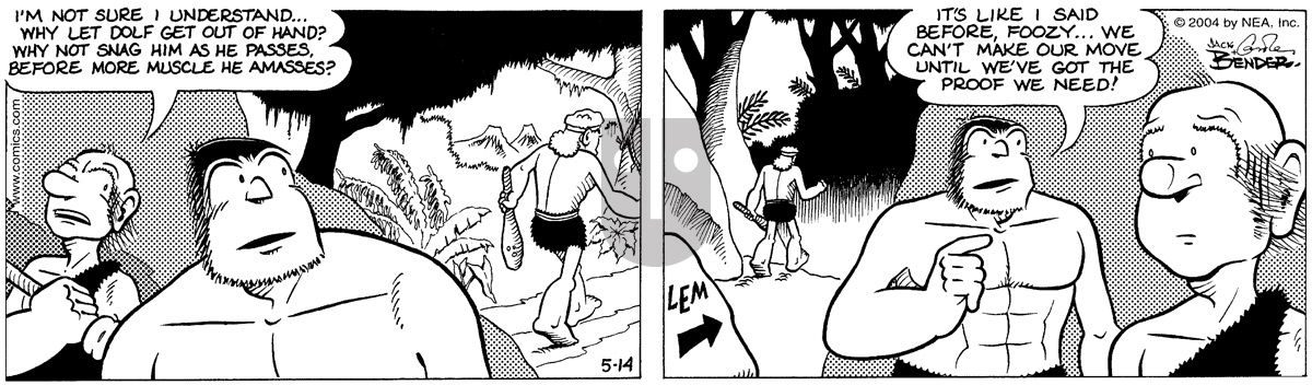 Alley Oop - Friday May 14, 2004 Comic Strip