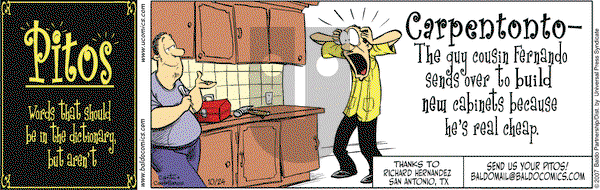 Baldo on Wednesday October 24, 2007 Comic Strip