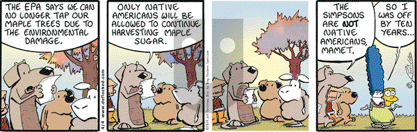 DeFlocked on Friday April 4, 2014 Comic Strip