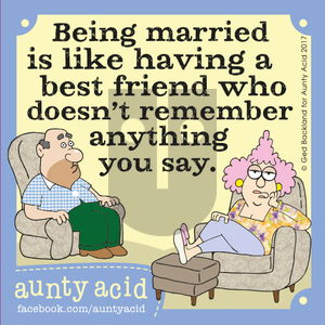Aunty Acid on Saturday September 9, 2017 Comic Strip