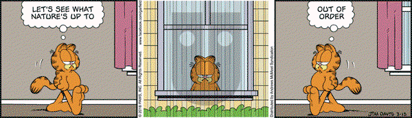 Garfield - Tuesday March 13, 2018 Comic Strip