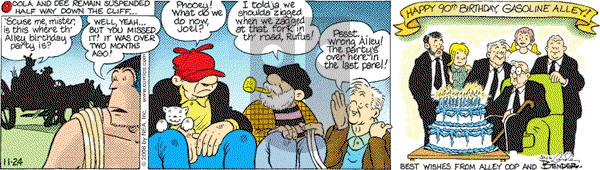 Alley Oop on Monday November 24, 2008 Comic Strip