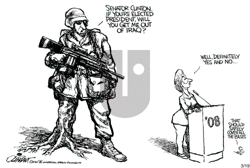 Pat Oliphant on Monday March 19, 2007 Comic Strip