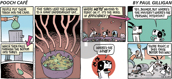 Pooch Cafe on Sunday September 19, 2004 Comic Strip