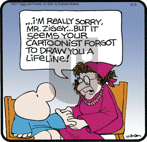 Ziggy on Wednesday March 15, 2017 Comic Strip