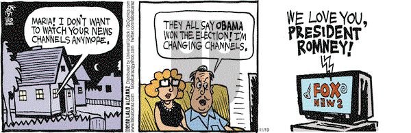 La Cucaracha - Monday November 19, 2012 Comic Strip
