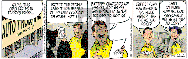 Baldo on Monday July 25, 2011 Comic Strip