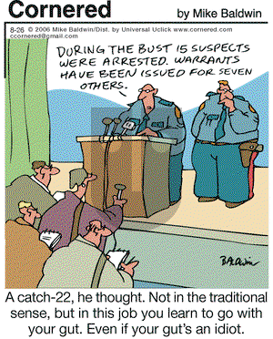 Cornered on Tuesday August 26, 2014 Comic Strip