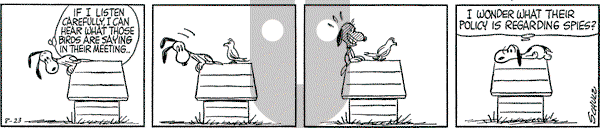 Peanuts - Wednesday August 23, 1961 Comic Strip