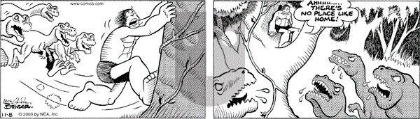 Alley Oop on Saturday November 8, 2003 Comic Strip