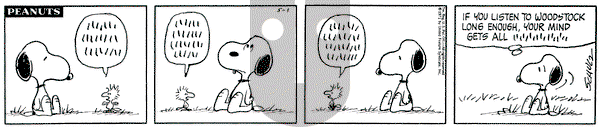 Peanuts on Saturday May 1, 1971 Comic Strip