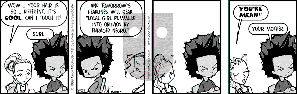 The Boondocks - Tuesday September 21, 1999 Comic Strip