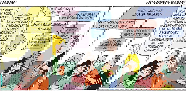 Luann on Sunday October 13, 2002 Comic Strip