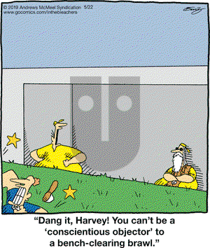 In the Bleachers on Wednesday May 22, 2019 Comic Strip