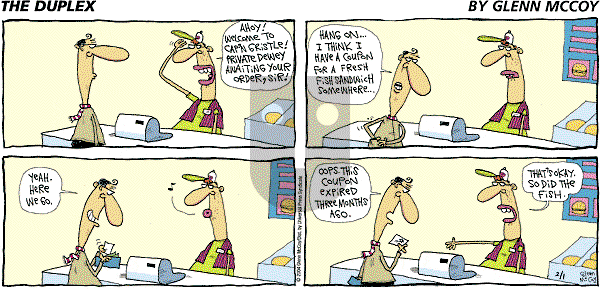 The Duplex on Sunday February 1, 2004 Comic Strip