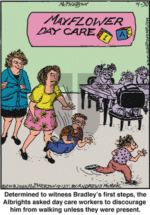 Close to Home on Monday April 30, 2018 Comic Strip