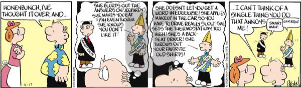 Drabble on Friday April 17, 2009 Comic Strip