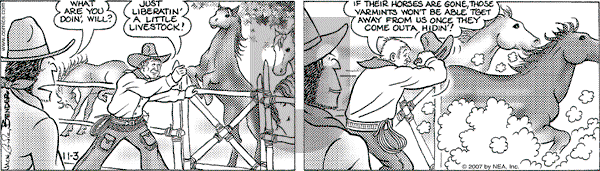 Alley Oop on Saturday November 3, 2007 Comic Strip