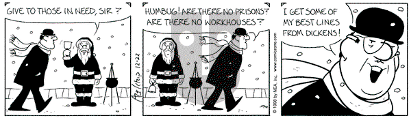 The Born Loser on Tuesday December 22, 1998 Comic Strip