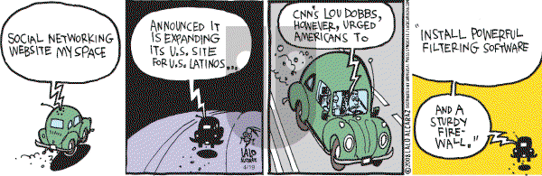La Cucaracha on Saturday April 19, 2008 Comic Strip