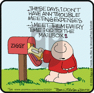 Ziggy on Friday October 25, 2002 Comic Strip