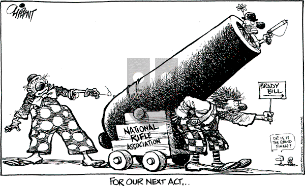 Pat Oliphant - Saturday April 6, 1991 Comic Strip