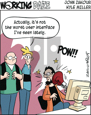 Working Daze on Friday February 6, 2004 Comic Strip