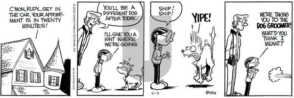 Grand Avenue on Tuesday May 25, 2004 Comic Strip