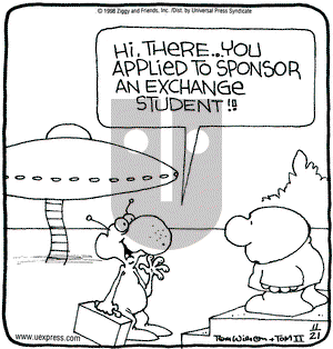 Ziggy on Saturday November 21, 1998 Comic Strip