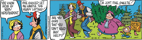 Rose is Rose on Saturday December 13, 2014 Comic Strip