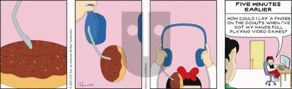 Nancy on Saturday June 19, 2021 Comic Strip