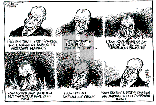 Pat Oliphant on Tuesday July 15, 1997 Comic Strip
