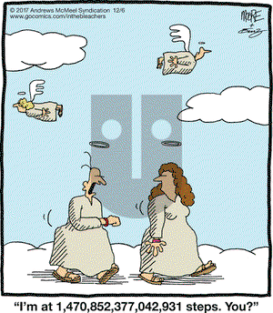 In the Bleachers on Wednesday December 6, 2017 Comic Strip