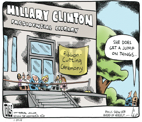 Tom Toles on Wednesday January 29, 2014 Comic Strip