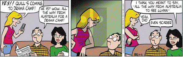 Luann on Monday May 13, 2013 Comic Strip