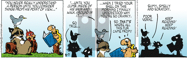 Over the Hedge on Friday August 7, 2015 Comic Strip