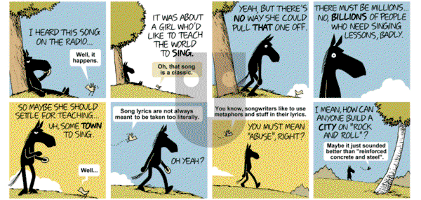 Dark Side of the Horse on Sunday August 26, 2012 Comic Strip